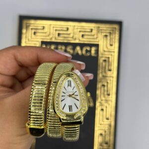 Bvlgari Gold Crystal Yılan Watch S403