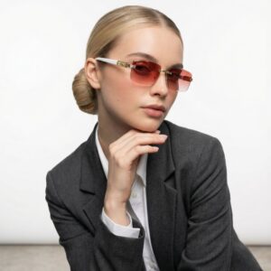 Cartier Pink Imported Women's Sunglasses G3801-ILY