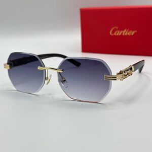 Cartier Black-Gold Imported Unisex Eyewear G3671-VLL
