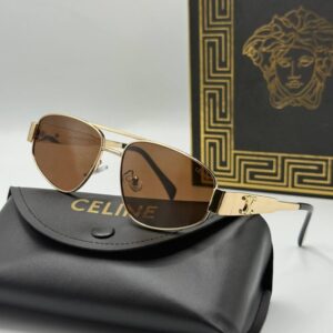 Celine Metal Kasa Brown Imported Unisex Sunglasses G1942