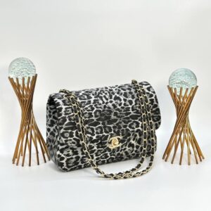 CHANEL 3,55 JUMBO FLAP BAGS LEO-BLACK