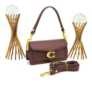 Coach Pillow Tabby Mini Size Burgundy Women's Bag VLT357