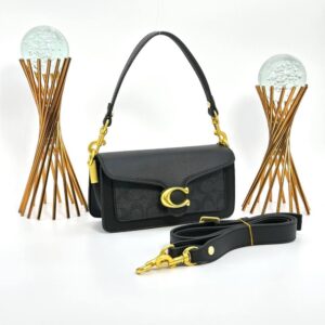 Coach Pillow Tabby Mini Size Black Desenli Women's Bag VLT362