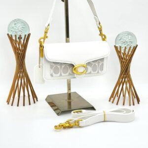 Coach Pillow Tabby Shoulder Bag Mini Size White Women's Bag VLT393