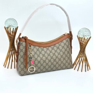 GUCCİ EMNLEM SHOULDER BAG NEW MODEL KAHVE VLT400