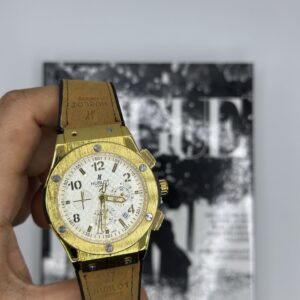 Hublot Classic Brown Leather Kordon Men's Watch | S737-Z