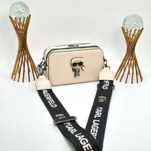 KARL LAGERFERD SNAPSHOT WITH BAGS BEJ