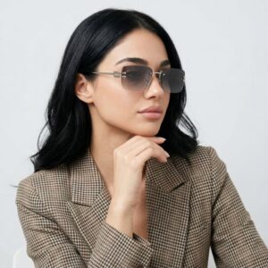 Miu Miu Silver Imported Women's Sunglasses G3895-VLL