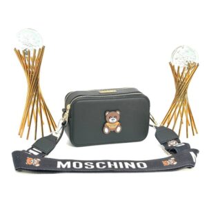 MOSCHINO SNAPSHOT WITH NEW BAG BLACK