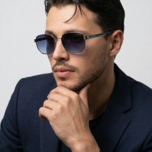 Police Imported Navy Men's Sunglasses G3830-VLL