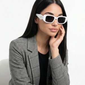 Prada White Imported Women's Sunglasses G3899-VLL