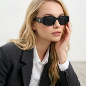 Prada Diamond Style Black Women's Sunglasses G3777-ILY