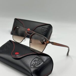 Ray-Ban Scuderia Ferrari Brown Men's Sunglasses G3073-VLL