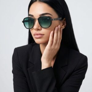 Rayban Ferrari Petrol Greeni Cam Black Kasa Imported Women's Eyewear G3927-VLL
