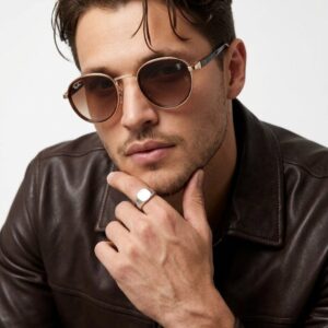 Rayban Ferrari Brown Gold Kasa Imported Unisex Eyewear G3935-VLL