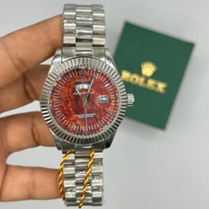 Rolex Datejust Red Kadran Men's Kol Watch S910