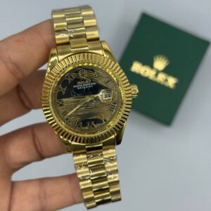 Rolex Datejust Gold Men's Kol Watch S913