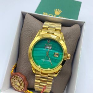 Rolex Oyster Perpetual Green Kadran Watch S626